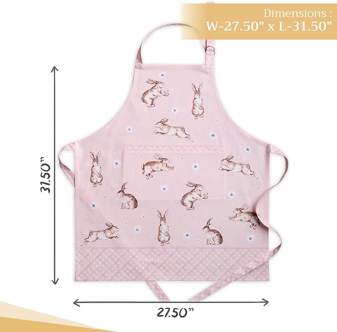 Maison d' Hermine 100% Cotton Apron for women with Pocket Kitchen Chef Apron for Men Cooking Spring Summer