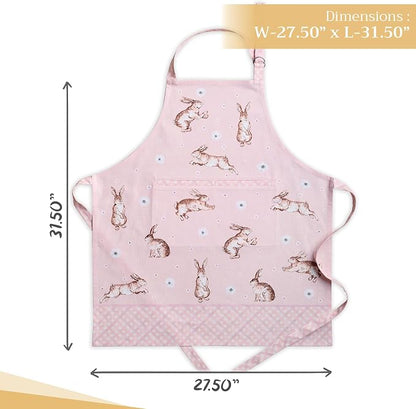 Maison d' Hermine 100% Cotton Apron for women with Pocket Kitchen Chef Apron for Men Cooking Spring Summer