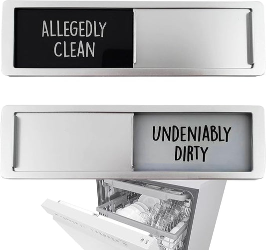 Dishwasher Magnet, Clean Dirty Sign, Apartment Essentials for First Apartment Must Haves, Funny Kitchen Gadgets Clean and Dirty Sign for Dishwasher, Gadgets for Home and Kitchen
