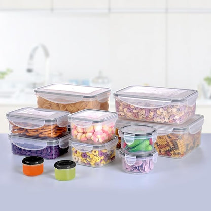 MTR 24PC Value Pack Storage Containers BPA Free Kitchen Storage Dishwasher Safe Microwave Safe Freezer Safe Airtight Silicone Containers Leakproof & Reusable (24)