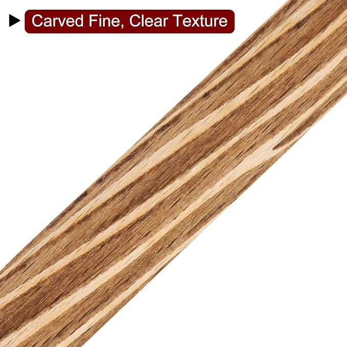HARFINGTON Wood Clay Roller 4" Wood Grain Pattern Rolling Pins Wood Rollers Pottery Tools Wood Grain Texture Rollers for Clay Baking Dough Playdough DIY