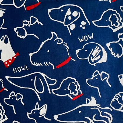 Cotton Fabric Squares 5x5 Charm Packs for Quilting 5 inch for Baby Boy Sewing Patchwork 42pcs (Dog Fabric)
