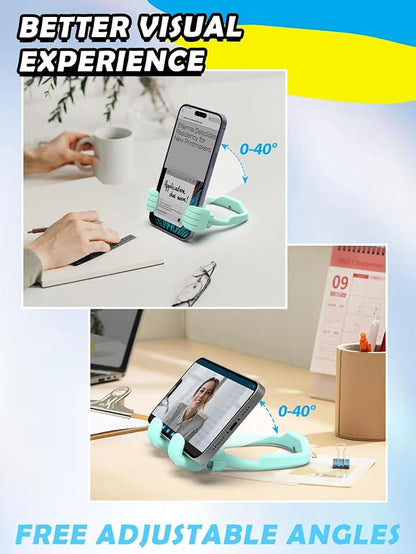 Funny Gifts for Teen Boy Kid Man Cell Phone Stand: UPGRADE Adjustable Thumbs Up Lazy Phone Holder for Desk Fun Gadget for Him Guy Tween Woman Girl Adult Essentials Stocking Stuffer Who Have Everything