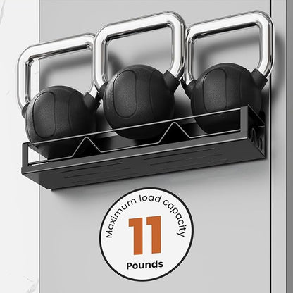 Mystozer 16.9 Inch Wide Large Capacity Magnetic Spice Rack for Refrigerator,5 Pack Metal Fridge Shelf Magnetic Spice Rack Kitchen Storage Refrigerator Organizers and Storage Spice Shelf (Black)