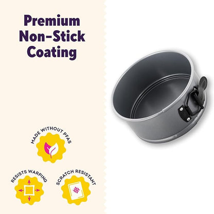 Wilton Everyday Non Stick Springform Pan for Cheesecakes and Tarts, Made without PFAs, 6 Inch