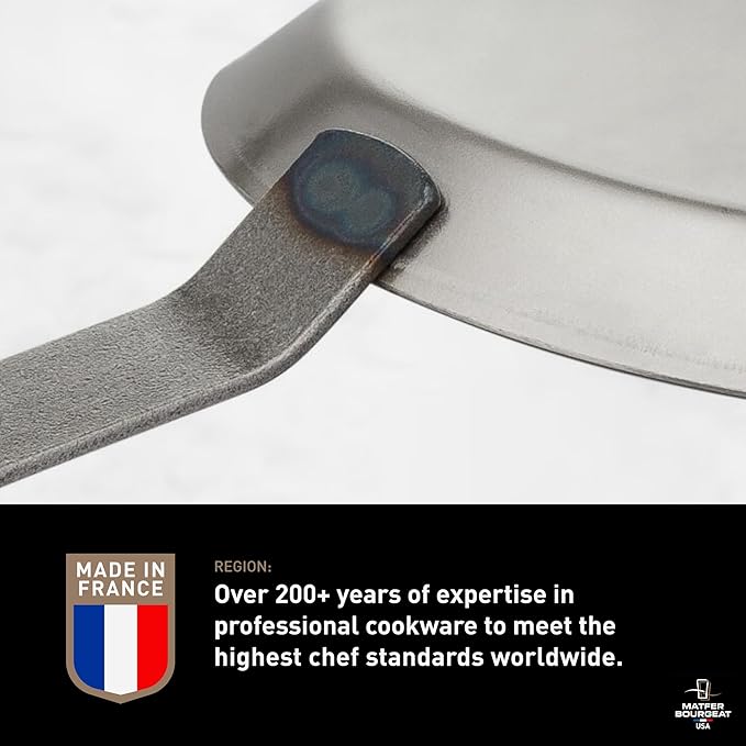 Matfer Bourgeat Black Carbon Steel Crêpe Pan, 7 5/8"