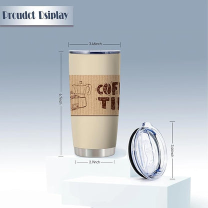 ATHAND I Like My Men How I Like My Coffee Tumbler,20 Oz Insulated Stainless Steel Funny Tumbler with Lid,Novelty Gifts for Coffee Lovers Women Friends,1 Pcs