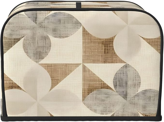 Boho Moroccan 4 Slice Toaster Cover Wide Slot Dustproof Bread Maker Cover Fingerprint Bakeware Protection Kitchen Appliance Cover Toaster Bag