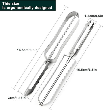 Potato Peelers for Kitchen, 2 Pcs, Just Like Mom's old steel Peeler