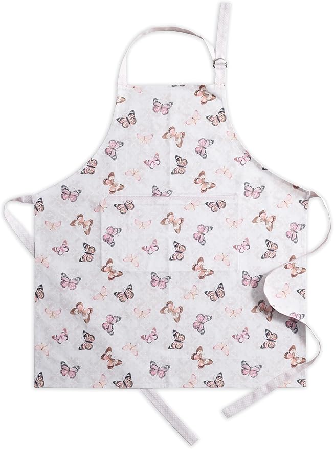 Maison d' Hermine 100% Cotton Apron for women with Pocket Kitchen Chef Apron for Men Cooking Spring Summer
