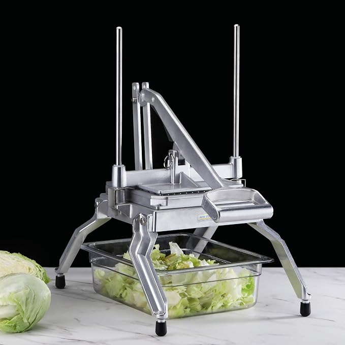 New Star Foodservice Extra Heavy Duty Aluminum Frame Vegetable Slicer Lettuce Cutter (1 Inch Cut)