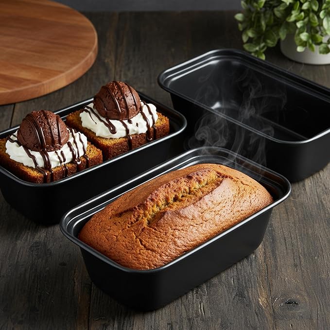 24 Pcs Mini Loaf Pans for Baking Bread,Non Stick Small Loaf Pans Banana Bread Tins,6.1 x 3.35 x 1.77 Inches Nonstick Tiny Meatloaf Pan Carbon Steel for Oven and Baking