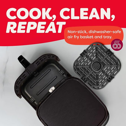 Instant Pot Vortex 6QT XL Air Fryer, 4-in-1 Functions that Crisps, Roasts, Reheats, Bakes for Quick Easy Meals, 100+ In-App Recipes, is Dishwasher-Safe, from the Makers of Instant Pot, Black