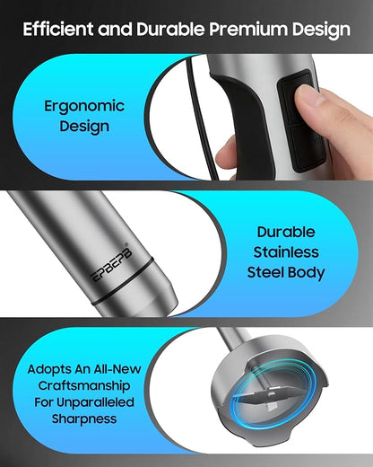 Handheld Immersion Blender, Wired, 11-Speed Adjustable, 1000W Pure Copper Motor, Gift-Box Packaging, Perfect For Smoothies And Soup Mixing, Essential Kitchen Helper
