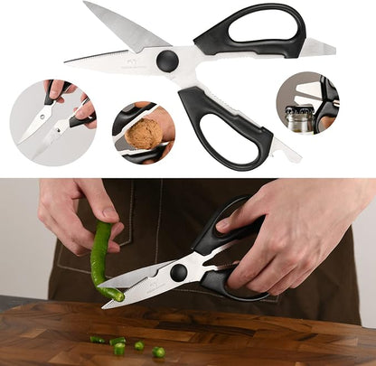 NANFANG BROTHERS Knife Sets for Kitchen with Block, Damascus Kitchen Knife Set with Block, ABS Ergonomic Handle for Chef Knife Set and Kitchen Shear