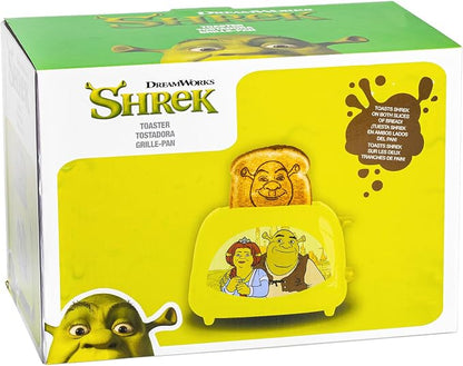 Uncanny Brands Shrek Two-Slice Toaster - Toasts Shrek’s Iconic Face Right On Your Bread