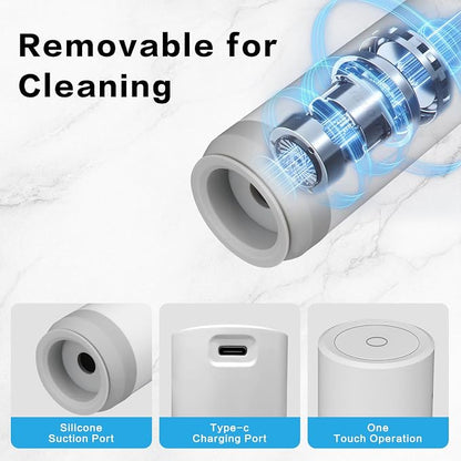 Handheld Vacuum Sealer for Food Powerful Vacuum Sealer Machine,Seal Meal Saver,Portable Food Sealer (Sealer + 30 Reusable Vacuum Bags)