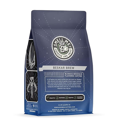 Bones Coffee Company Star Wars Beskar Brew Coffee - Medium Roast - Ground - Low-Acid Arabica Coffee Beans - Blonde Brownie Flavor - 12 Oz