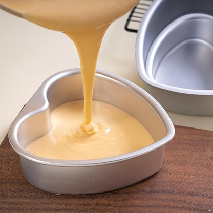 8 Inches Aluminum Heart Shaped Cake Pans Tins