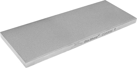 DMT D8C Dia-Sharp Bench Stone - Diamond Knife Sharpener for the Workshop, Jobsite or Kitchen - Coarse (325) - Flat Diamond Sharpening - Non-Slip Knife Sharpener- Made in the USA - 8 x 3 x 0.38 Inches