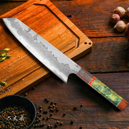 Professional Chef Knife Kitchen Knife Sharp Blade Cleaver Slicer Japanese 440C Steel Kitchen Knives Kitchen Tools Santoku Knife (JDH04)