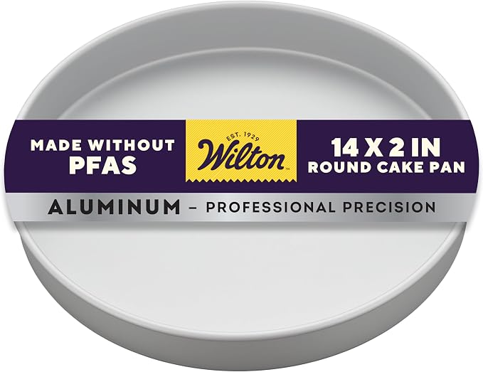 Wilton Performance Pans Aluminum Round Cake Pan, 14 x 2 in.