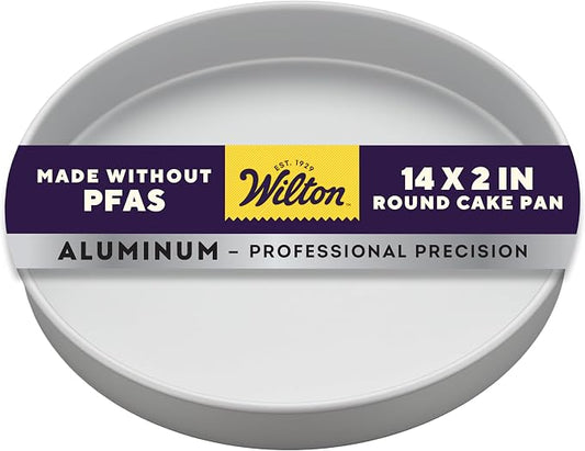 Wilton Performance Pans Aluminum Round Cake Pan, 14 x 2 in.