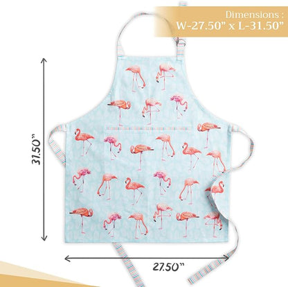 Maison d' Hermine 100% Cotton Apron for women with Pocket Kitchen Chef Apron for Men Cooking Spring Summer
