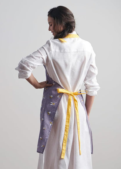 Maison d' Hermine 100% Cotton Apron for women with Pocket Kitchen Chef Apron for Men Cooking Spring Summer