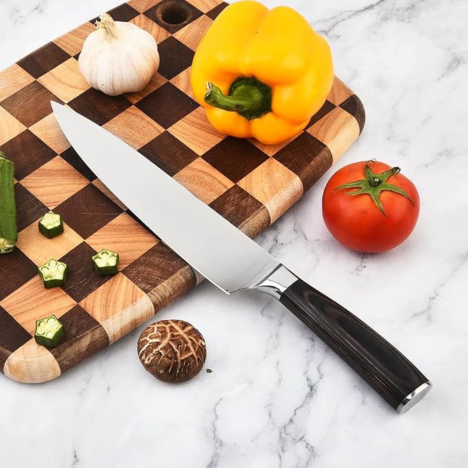 8 Inch Chef Knife Professional Cooking Knife, Ultra Sharp High Carbon Stainless Steel Paring knife