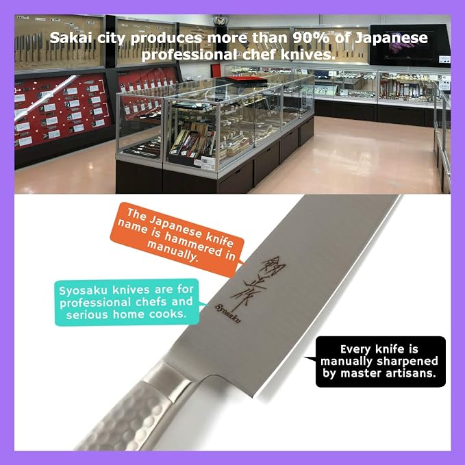 Japanese Petty Knife INOX AUS-8A Stainless Steel Integrated Handle, 6-inch (150mm)