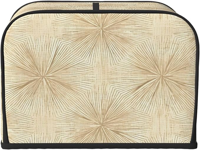 Boho Ethnic Pattern 4 Slice Toaster Cover Wide Slot Dustproof Bread Maker Cover Fingerprint Bakeware Protection Kitchen Appliance Cover Toaster Bag