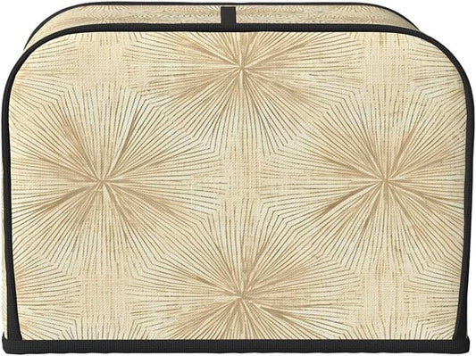 Boho Ethnic Pattern 4 Slice Toaster Cover Wide Slot Dustproof Bread Maker Cover Fingerprint Bakeware Protection Kitchen Appliance Cover Toaster Bag