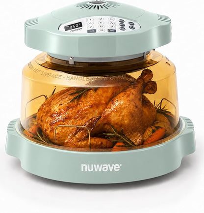 Nuwave Pro Plus 2 Air Fryer Oven, Infrared Countertop Convection, No Defrost No Preheat, Triple Combo Heating, 10-in-1 Multicooker, PFAS & BPA Free, 10LB Capacity, Dishwasher Safe Parts, 20660V03M