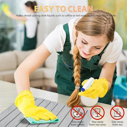 Large Stone Dish Drying Mat for Kitchen Counter, 24"×16" – Quick Drying Diatomaceous Earth, Super Absorbent, Non-Slip, Birthday Gfts for Women Mom Grandma