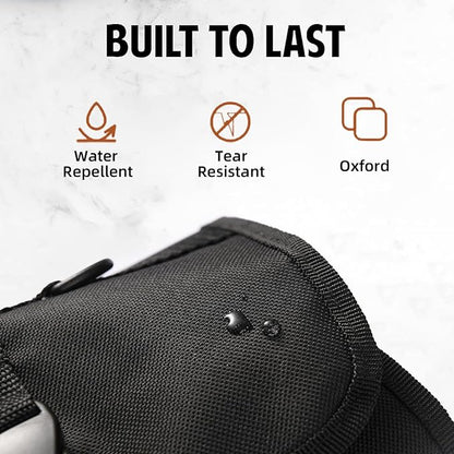Knife Set Roll Bag, 8 Pieces German High Carbon Stainless Steel Chef Knives with Hollow Handle, Portable Knife Roll Storage Bag, Blade Guards, Kitchen Shears for Outdoor Camping Travel