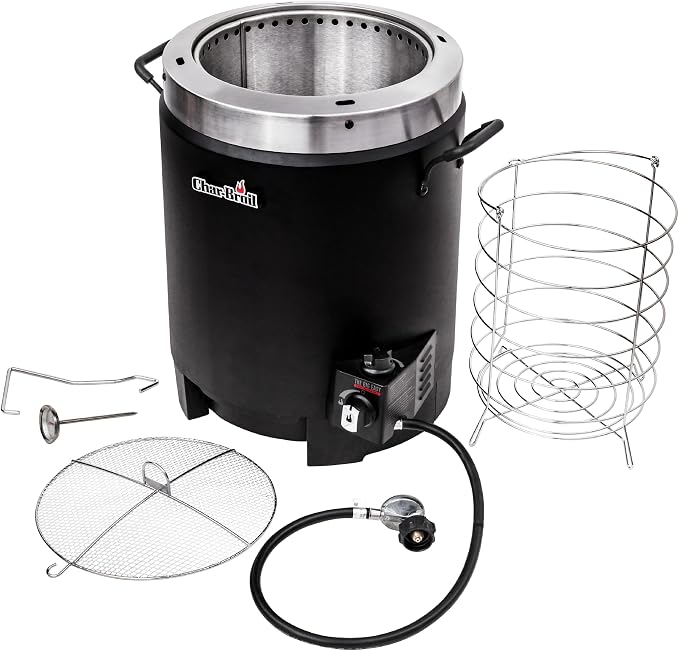 Charbroil® The Big Easy® TRU-Infrared™ Cooking Technology Propane Gas Stainless Steel Oil-Less Turkey Fryer, Black - 17102065