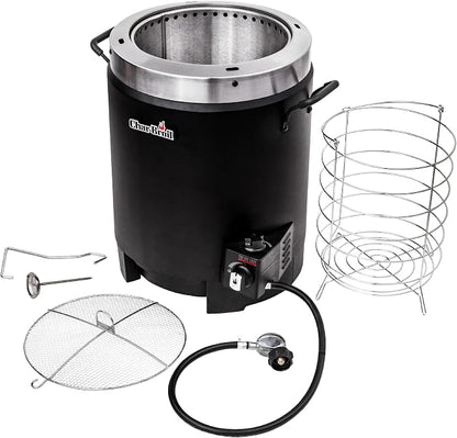 Charbroil® The Big Easy® TRU-Infrared™ Cooking Technology Propane Gas Stainless Steel Oil-Less Turkey Fryer, Black - 17102065