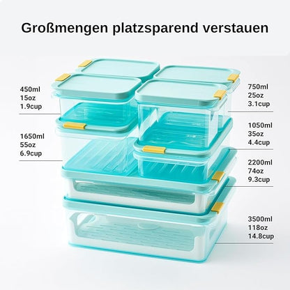 LocknLock Freezer Fit Plastic Freezer Containers | Airtight Stackable Food Storage for Meal Prep | Microwave & Dishwasher Safe | BPA Free Freezer Container with Lid, 750ml