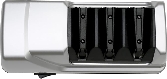 Chef’sChoice 15XV EdgeSelect Professional Electric Knife Sharpener with 100-Percent Diamond Abrasives and Precision Angle Guides for Straight Edge and Serrated Knives,3-Stage,Gray,(Pack of 4)