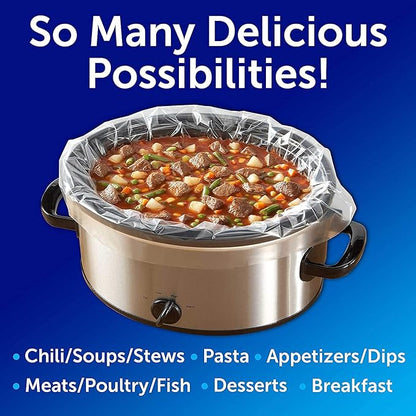 Reynolds Kitchens Slow Cooker Liners, Regular (Fits 3-8 Quarts), 6 Count (Pack of 12)