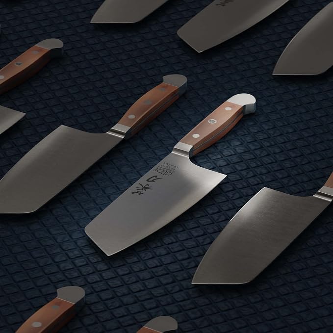 Güde Alpha Pear Series Hand Forged/Sharpened Chai Dao Chinese Chef's Knife, 6 1/2-in - Ice Hardened Steel - Made in Solingen, Germany Since 1910