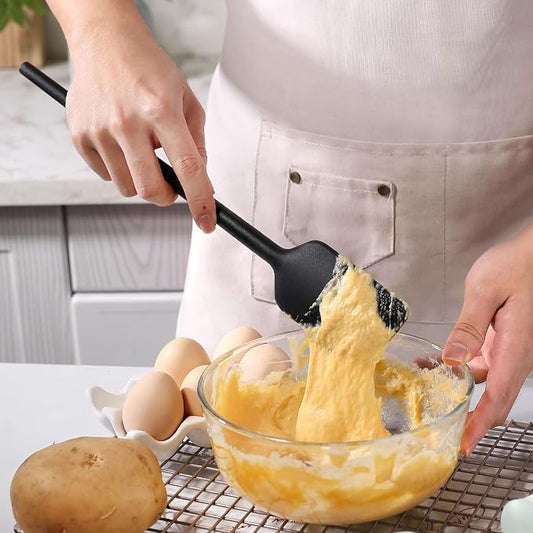 Silicone Cooking Spoon and Spatula (BakingSpatula-2pcs)