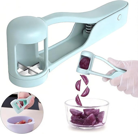 Grape cutter Slicer Fruit and Vegetable Corer Pepper Seed Apple Remover Bell Pepper Tomato Corer Tool Stainless Steel Kitchen Gadget (2 Pepper Corer + Grape cutter)