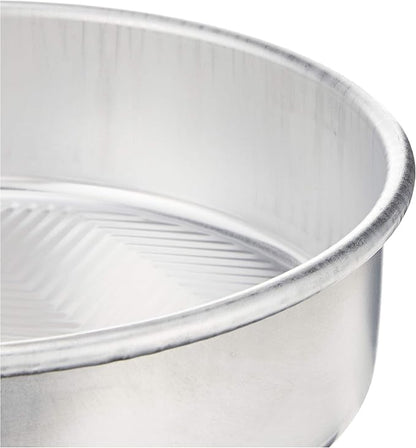 Nordic Ware Prism 9-Inch Round Cake Pan, 2-Pack, Natural