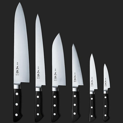 MASAMOTO VG Japanese Gyuto Chef's Knife Large 10.6" (270mm) Made in JAPAN, Professional Kitchen Chef Knife, Super Sharp Japanese Stainless Steel Blade, Full Tang POM Handle, Black