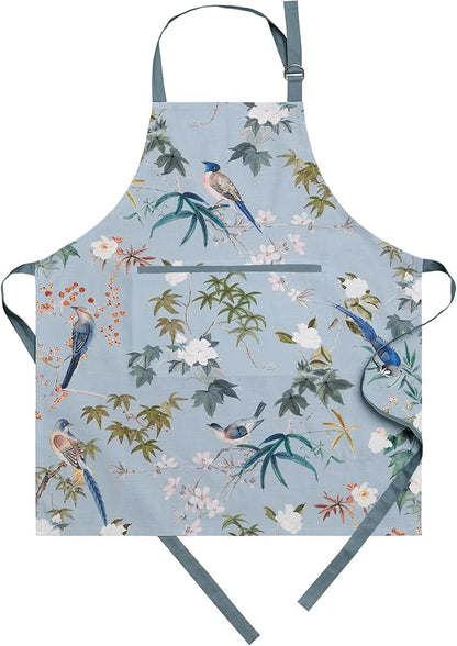 Maison d' Hermine 100% Cotton Apron for women with Pocket Kitchen Chef Apron for Men Cooking Spring Summer