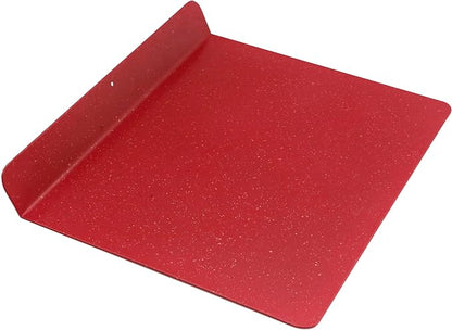 casaWare Toaster Oven 12 1/8 x 11-Inch (Exterior) 10-Inch (Interior) Baking Sheet with a 1.5-Inch Handle (Red Granite)