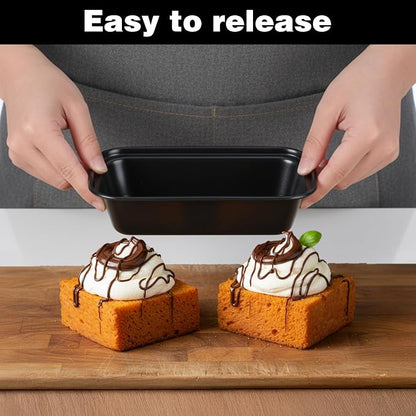 24 Pcs Mini Loaf Pans for Baking Bread,Non Stick Small Loaf Pans Banana Bread Tins,6.1 x 3.35 x 1.77 Inches Nonstick Tiny Meatloaf Pan Carbon Steel for Oven and Baking