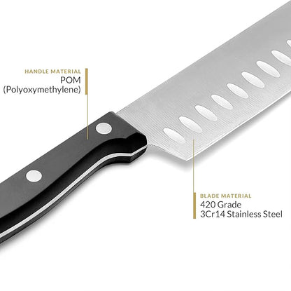 Chef 7-Inch Santoku Knife Ultra Sharp Kitchen Knife Japanese Chefs Knife
